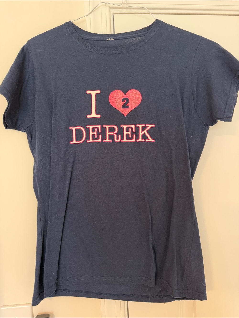New York Yankees Navy Blue "I ♥ Derek" Jeter Mr. 3000 Graphic Tee
